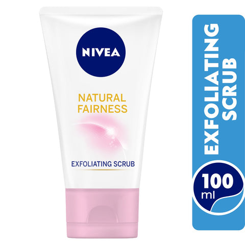 GETIT.QA- Qatar’s Best Online Shopping Website offers NIVEA NATURAL FAIRNESS EXFOLIATING FACIAL SCRUB 100 ML at the lowest price in Qatar. Free Shipping & COD Available!