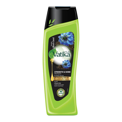 GETIT.QA- Qatar’s Best Online Shopping Website offers DABUR VATIKA SHAMPOO TURKISH BLACK SEED STRENGTH AND SHINE 200ML at the lowest price in Qatar. Free Shipping & COD Available!