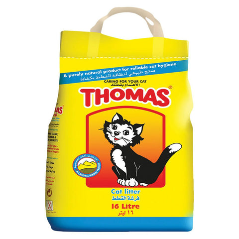 GETIT.QA- Qatar’s Best Online Shopping Website offers THOMAS CLUMPING CAT LITTER 16 LITRES at the lowest price in Qatar. Free Shipping & COD Available!