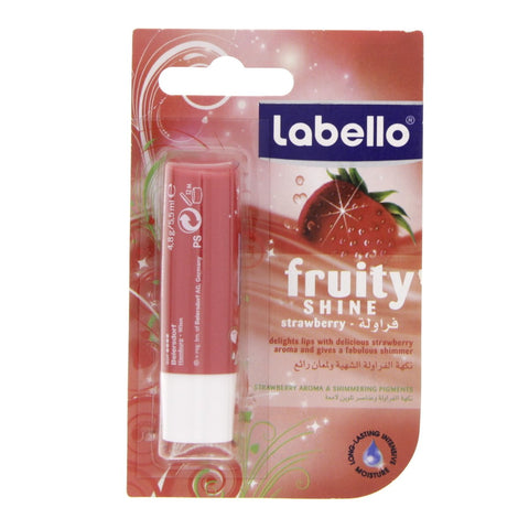 GETIT.QA- Qatar’s Best Online Shopping Website offers LABELLO FRUITY SHINE STRAWBERRY 4.8 G at the lowest price in Qatar. Free Shipping & COD Available!