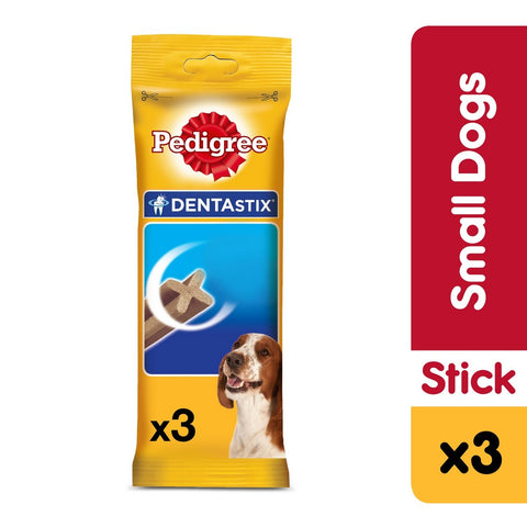 GETIT.QA- Qatar’s Best Online Shopping Website offers PEDIGREE DENTASTIX DOG TREATS SMALL BREED DOG 3 PCS MULTIPACK 45 G
 at the lowest price in Qatar. Free Shipping & COD Available!