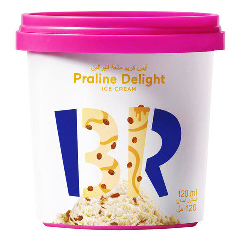 GETIT.QA- Qatar’s Best Online Shopping Website offers BASKIN ROBBINS PRALINE DELIGHT ICE CREAM 120 ML at the lowest price in Qatar. Free Shipping & COD Available!
