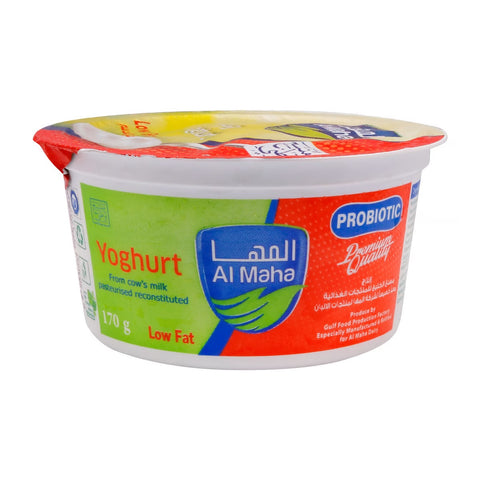 GETIT.QA- Qatar’s Best Online Shopping Website offers Al Maha Fresh Yoghurt Low Fat 170g at lowest price in Qatar. Free Shipping & COD Available!