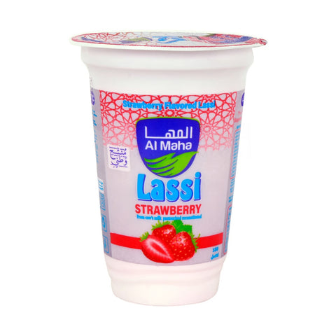 GETIT.QA- Qatar’s Best Online Shopping Website offers Al Maha Lassi Strawberry 180ml at lowest price in Qatar. Free Shipping & COD Available!