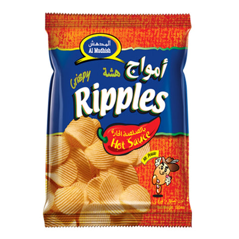 GETIT.QA- Qatar’s Best Online Shopping Website offers Al Mudhish Crispy Ripples Hot Sauce Flavour, 24 x 15 g at lowest price in Qatar. Free Shipping & COD Available!