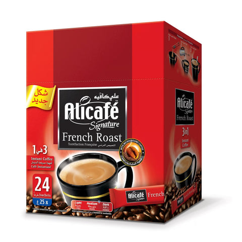 GETIT.QA- Qatar’s Best Online Shopping Website offers ALICAFE SIGNATURE 3 IN 1 FRENCH ROAST 25G X 24 PIECES at the lowest price in Qatar. Free Shipping & COD Available!