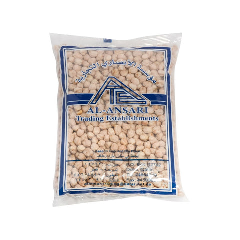GETIT.QA- Qatar’s Best Online Shopping Website offers AL ANSARI CHICK PEAS WHT 12 1KG at the lowest price in Qatar. Free Shipping & COD Available!