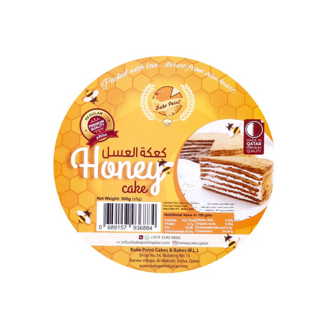 GETIT.QA- Qatar’s Best Online Shopping Website offers Bake Point Honey Cake 500g at lowest price in Qatar. Free Shipping & COD Available!