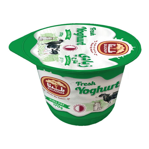 GETIT.QA- Qatar’s Best Online Shopping Website offers Baladna Full Fat Fresh Yoghurt 170 g at lowest price in Qatar. Free Shipping & COD Available!