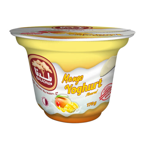 GETIT.QA- Qatar’s Best Online Shopping Website offers Baladna Mango Flavored Yoghurt 170g at lowest price in Qatar. Free Shipping & COD Available!