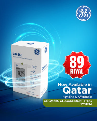GETIT.QA- Qatar’s Best Online Shopping Website offers GE GM 550 GLUCOSE MONITIRING SYSTEM  (10 STRIPS‹- 10 LANCETS) at the lowest price in Qatar. Free Shipping & COD Available!