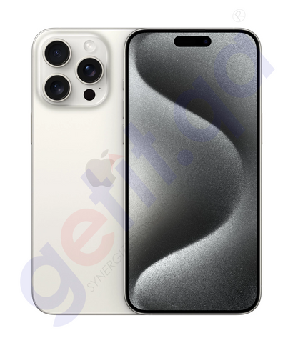 BUY APPLE IPHONE 15 PRO MAX WHITE TITANIUM 1TB IN QATAR | HOME DELIVERY WITH COD ON ALL ORDERS ALL OVER QATAR FROM GETIT.QA