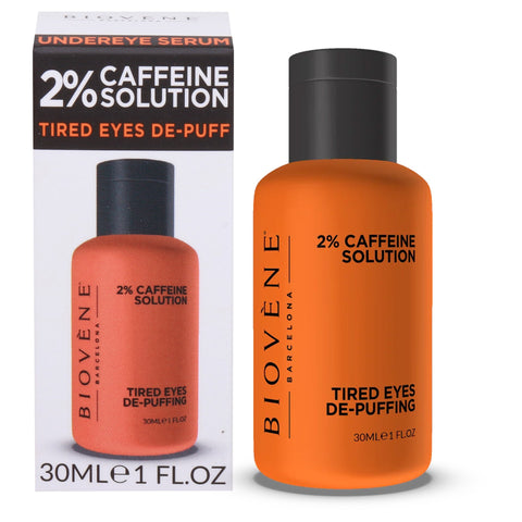 GETIT.QA- Qatar’s Best Online Shopping Website offers Biovene Barcelona Undereye Serum 2% Caffeine Solution Tired Eyes De Puffing 30 ml at the lowest price in Qatar. Free Shipping & COD Available!