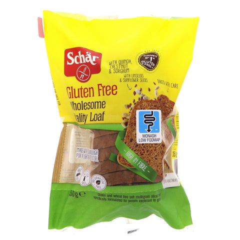 GETIT.QA- Qatar’s Best Online Shopping Website offers SCHAR WHOLESOME VITALITY LOAF GLUTEN FREE 350 G at the lowest price in Qatar. Free Shipping & COD Available!