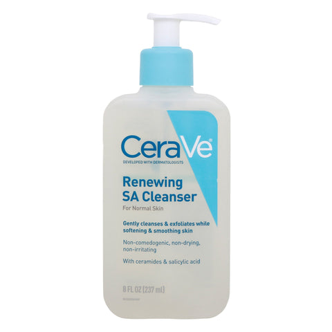 GETIT.QA- Qatar’s Best Online Shopping Website offers CeraVe Renewing SA Cleanser For Normal Skin 237 ml at the lowest price in Qatar. Free Shipping & COD Available!