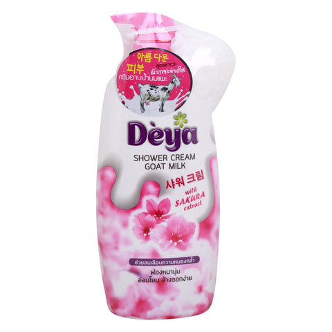 GETIT.QA- Qatar’s Best Online Shopping Website offers Deya Shower Cream Goat Milk Sakura 765 g at the lowest price in Qatar. Free Shipping & COD Available!