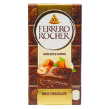 GETIT.QA- Qatar’s Best Online Shopping Website offers FERRERO ROCHER HAZELNUT & ALMOND MILK CHOCOLATE 90 G at the lowest price in Qatar. Free Shipping & COD Available!
