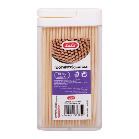 GETIT.QA- Qatar’s Best Online Shopping Website offers LuLu Bamboo Toothpick 80 pcs at the lowest price in Qatar. Free Shipping & COD Available!