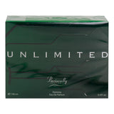 GETIT.QA- Qatar’s Best Online Shopping Website offers Parisvally Unlimited EDP For Men 100 ml at the lowest price in Qatar. Free Shipping & COD Available!