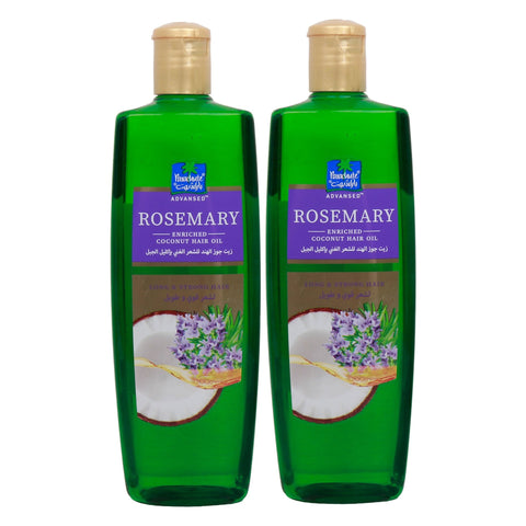GETIT.QA- Qatar’s Best Online Shopping Website offers Parachute Rosemary Enriched Coconut Hair Oil Multipack 2 x 300 ml at the lowest price in Qatar. Free Shipping & COD Available!