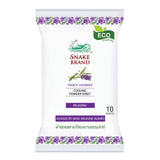 GETIT.QA- Qatar’s Best Online Shopping Website offers Snake Brand French Lavender Relaxing Cooling Powder Sheets 10 pcs at the lowest price in Qatar. Free Shipping & COD Available!