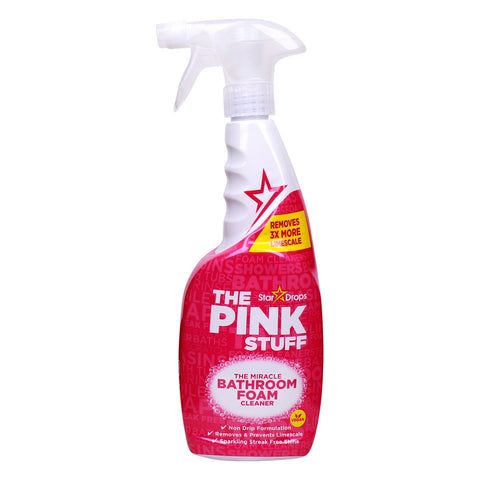 GETIT.QA- Qatar’s Best Online Shopping Website offers STAR DROPS PINK STUFF MIRACLE BATHROOM FOAM CLEANER 750 ML at the lowest price in Qatar. Free Shipping & COD Available!