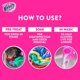 GETIT.QA- Qatar’s Best Online Shopping Website offers VANISH FABRIC STAIN REMOVER FOR MULTI USE 3 LITRES at the lowest price in Qatar. Free Shipping & COD Available!