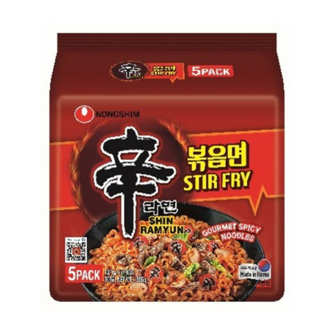 GETIT.QA- Qatar’s Best Online Shopping Website offers NONGSHIM SHIN RAMYUN STIR FRY GOURMET SPICY NOODLES 5 X 131 G at the lowest price in Qatar. Free Shipping & COD Available!