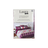 GETIT.QA- Qatar’s Best Online Shopping Website offers LAURA HOME BED SHEET SINGLE 2PC SET 150X230CM ASSORTED COLORS at the lowest price in Qatar. Free Shipping & COD Available!