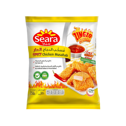 GETIT.QA- Qatar’s Best Online Shopping Website offers SEARA SPICY CHICKEN MUSAHAB 750 G at the lowest price in Qatar. Free Shipping & COD Available!