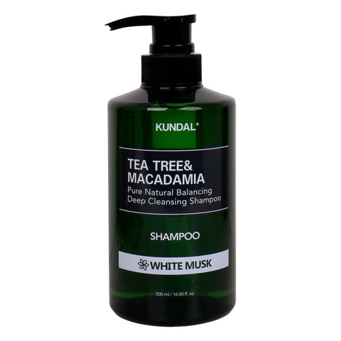 GETIT.QA- Qatar’s Best Online Shopping Website offers Kundal Tea Tree & Macadamia Shampoo White Musk 500 ml at the lowest price in Qatar. Free Shipping & COD Available!