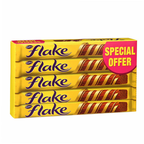 GETIT.QA- Qatar’s Best Online Shopping Website offers CADBURY FLAKES 5 X 32 G at the lowest price in Qatar. Free Shipping & COD Available!