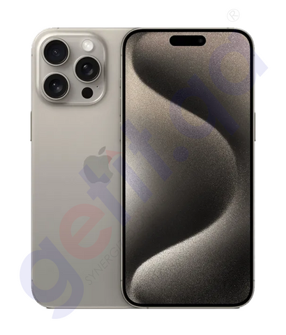 BUY APPLE IPHONE 15 PRO MAX NATURAL TITANIUM 1TB IN QATAR | HOME DELIVERY WITH COD ON ALL ORDERS ALL OVER QATAR FROM GETIT.QA