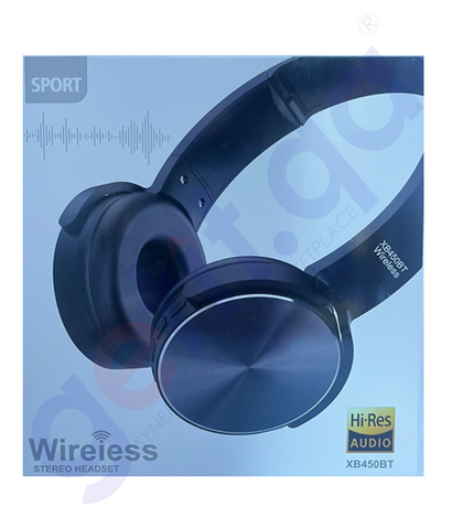 BUY SPORT WIRELESS STEREO HEADSET XB450 BT IN QATAR | HOME DELIVERY WITH COD ON ALL ORDERS ALL OVER QATAR FROM GETIT.QA