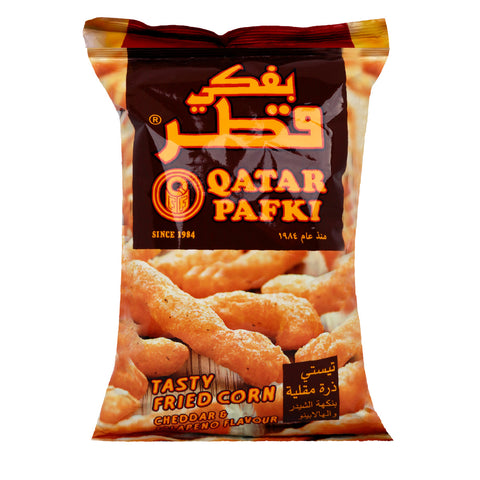 GETIT.QA- Qatar’s Best Online Shopping Website offers QATAR PAFKI TASTY FRIED CORN CHEDDAR & JALAPENO 160G at the lowest price in Qatar. Free Shipping & COD Available!