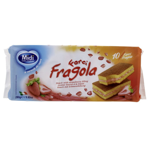 GETIT.QA- Qatar’s Best Online Shopping Website offers MIDI FARCI FRAGOLA CAKE 10 X 28G at the lowest price in Qatar. Free Shipping & COD Available!