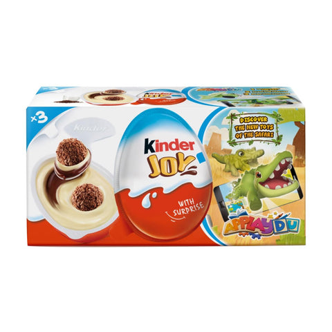 GETIT.QA- Qatar’s Best Online Shopping Website offers Ferrero Kinder Joy Egg Boys 3 X 20g at lowest price in Qatar. Free Shipping & COD Available!