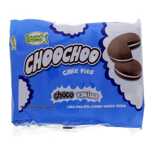 GETIT.QA- Qatar’s Best Online Shopping Website offers LEMON SQUARE CHOOCHOO CAKE PIES CHOCO VANILLA 10 X 38G at the lowest price in Qatar. Free Shipping & COD Available!