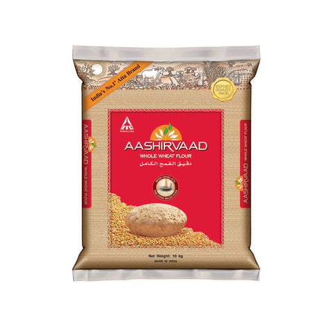 GETIT.QA- Qatar’s Best Online Shopping Website offers AASHIRVAAD WHOLE WHEAT FLOUR SHUDH CHAKKI ATTA 10KG at the lowest price in Qatar. Free Shipping & COD Available!