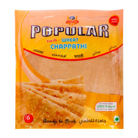 GETIT.QA- Qatar’s Best Online Shopping Website offers POPULAR FRESH WHEAT CHAPATI 6PCS at the lowest price in Qatar. Free Shipping & COD Available!