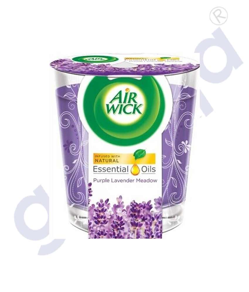 AIR WICK CANDLE PURPLE LAVENDER MEADOW 105 GM