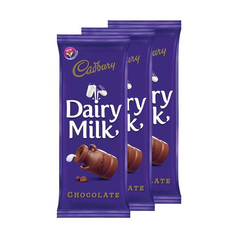 GETIT.QA- Qatar’s Best Online Shopping Website offers Cadbury Dairy Milk Chocolate 3 x 90g at lowest price in Qatar. Free Shipping & COD Available!