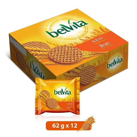 GETIT.QA- Qatar’s Best Online Shopping Website offers Belvita Bran Rich In Fibre Biscuit 62g at lowest price in Qatar. Free Shipping & COD Available!