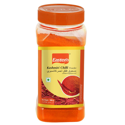 GETIT.QA- Qatar’s Best Online Shopping Website offers EASTERN KASHMIRI CHILLY POWDER 180G at the lowest price in Qatar. Free Shipping & COD Available!