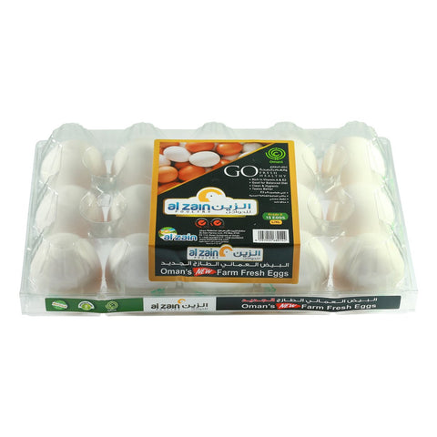 GETIT.QA- Qatar’s Best Online Shopping Website offers AL ZAIN OMAN'S FARM FRESH WHITE EGGS 15PCS at the lowest price in Qatar. Free Shipping & COD Available!