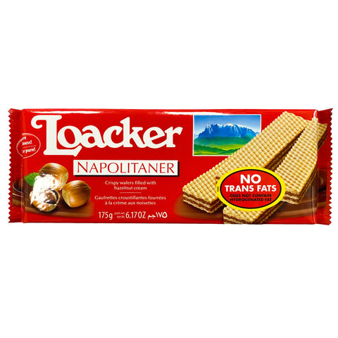 GETIT.QA- Qatar’s Best Online Shopping Website offers LOACKER NAPOLITANER CRISPY WAFER FILLED WITH HAZELNUT CREAM 175G at the lowest price in Qatar. Free Shipping & COD Available!