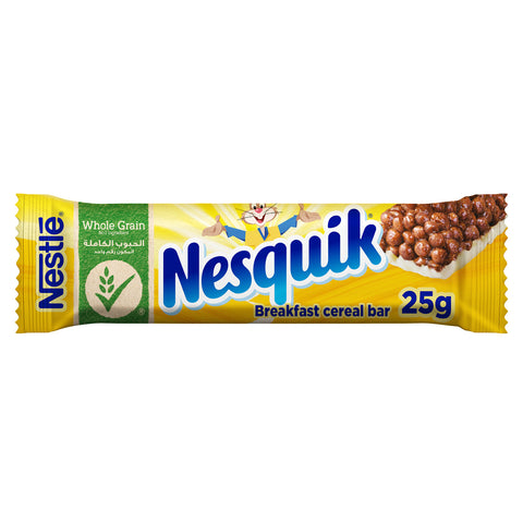 GETIT.QA- Qatar’s Best Online Shopping Website offers NESTLE NESQUIK CHOCOLATE CEREAL BAR 25 G at the lowest price in Qatar. Free Shipping & COD Available!