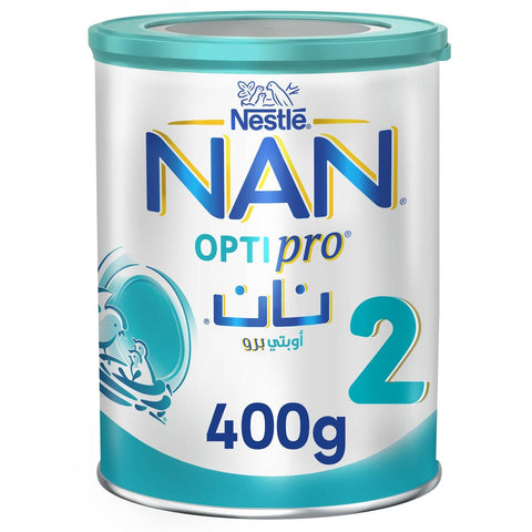 GETIT.QA- Qatar’s Best Online Shopping Website offers NESTLE NAN OPTIPRO STAGE 2 FOLLOW UP FORMULA FROM 6 TO 12 MONTHS 400 G at the lowest price in Qatar. Free Shipping & COD Available!