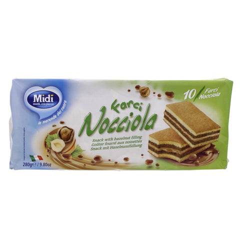 GETIT.QA- Qatar’s Best Online Shopping Website offers MIDI FARCI NOCCIOLA CAKE 10 X 28G at the lowest price in Qatar. Free Shipping & COD Available!