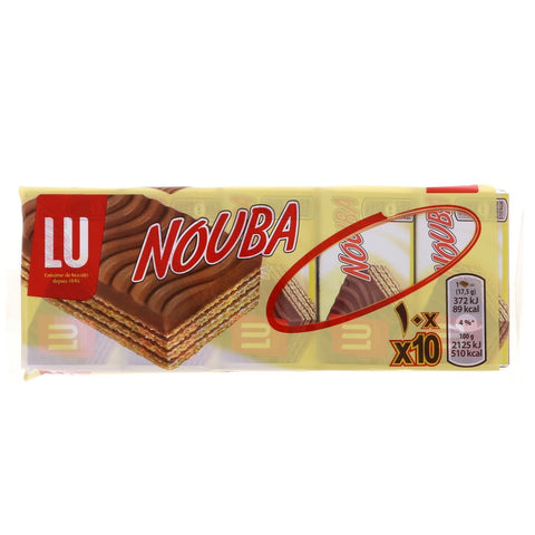 GETIT.QA- Qatar’s Best Online Shopping Website offers LU NOUBA WAFER BISCUITS 10 X 17.5G at the lowest price in Qatar. Free Shipping & COD Available!